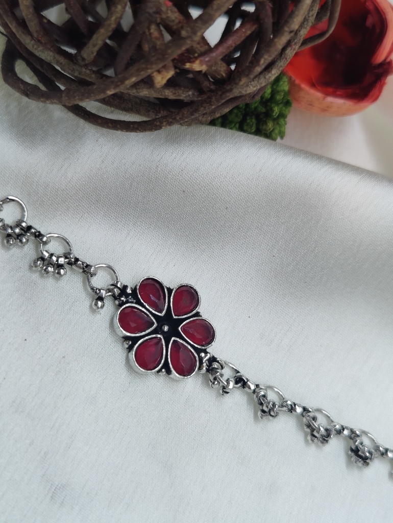 || ISA || Silver Look Alike Anklet