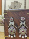 || ARUNA || Silver Look Alike Earring
