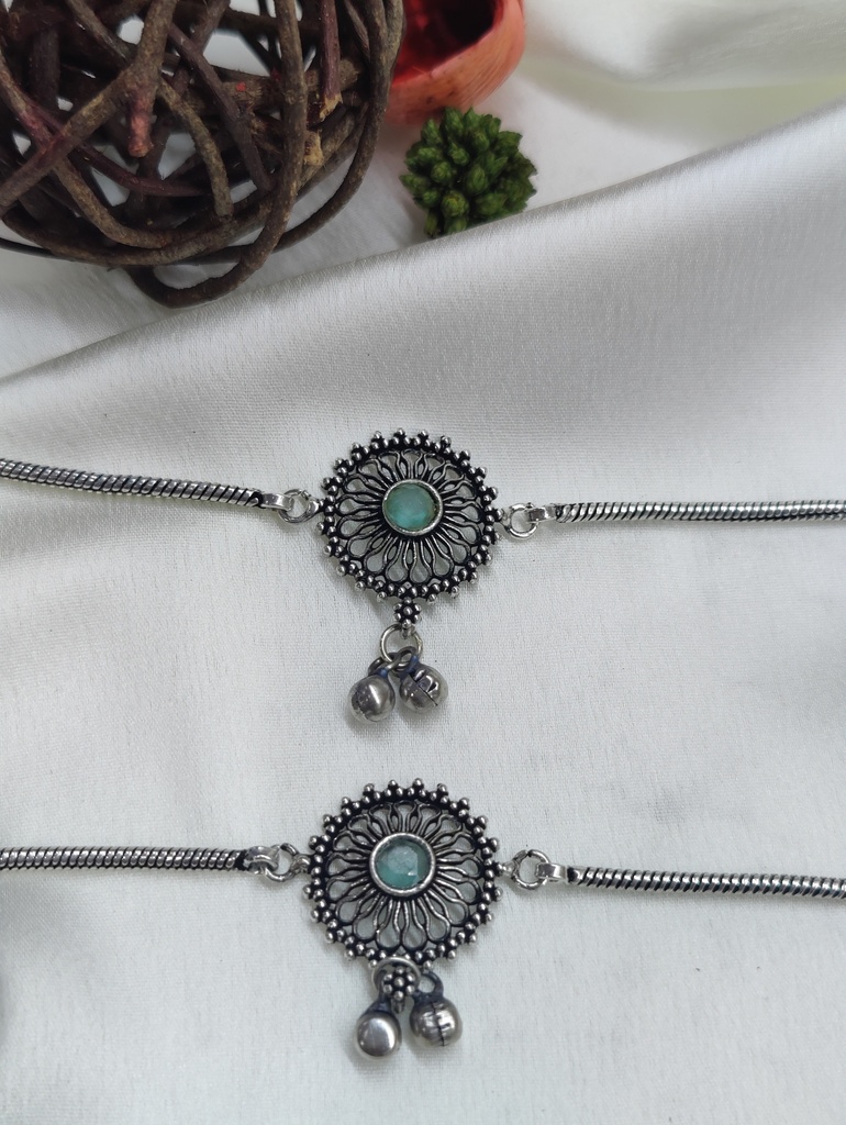 || ISTA || Silver Look Alike Anklet