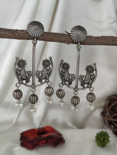 || UPKOSH || Silver Look Alike Earring