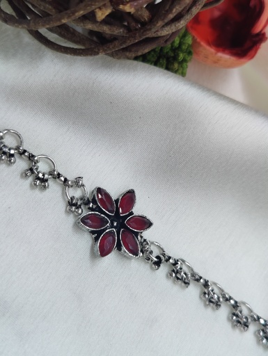 [ANSLA-PLN-0007] || ISHA || Silver look Alike Anklet