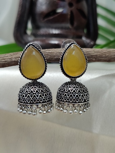 || AADESHA || Silver Look Alike Earring