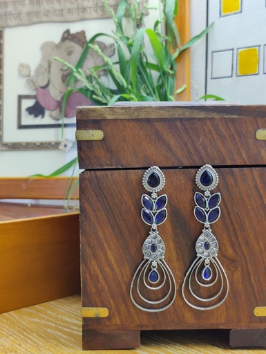 [ESLA_B_0059] || UNNATI || Silver Look Alike Earring