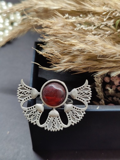 || RAKTA || Silver Look Alike Ring