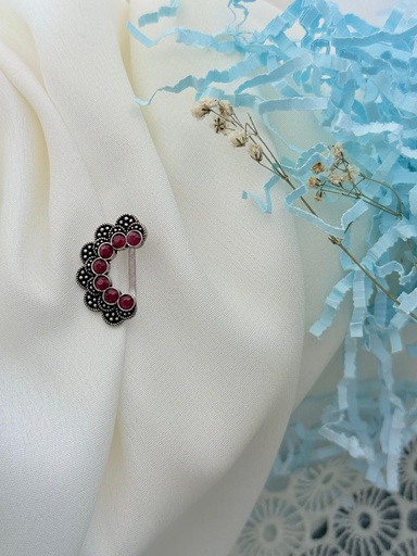 || NAKSHI ||Nose Ring- RUBY
