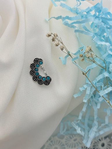 || NAKSHI ||Nose Ring- TURQUOISE