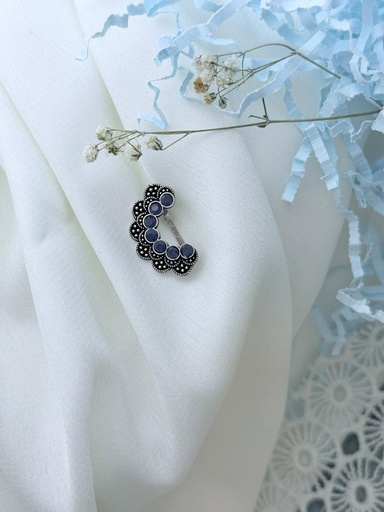 || NAKSHI ||Nose Ring- BLUE