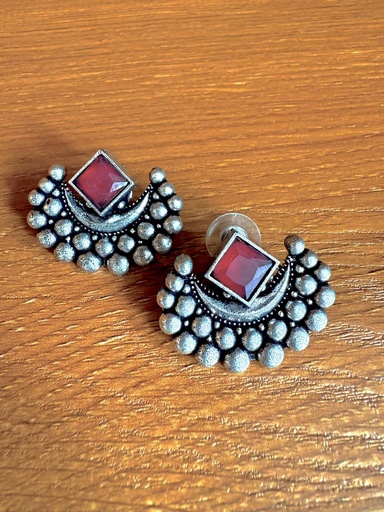 || ANJI || Silver Look Alike Earring