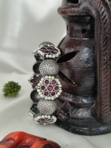 [KSLA-S-0005] || KANVA || Silver Look Alike Kada