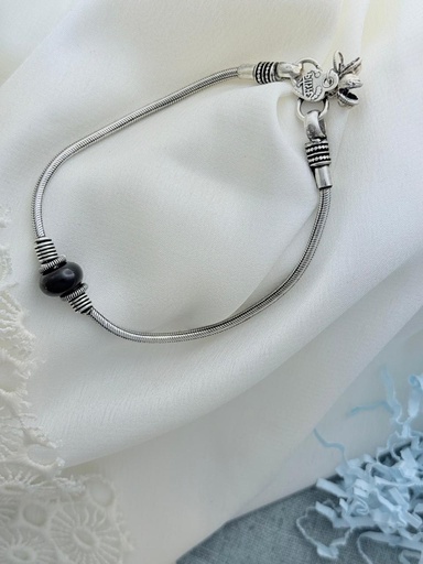 [ANSLA-B-0003] || IDA || Silver Look Alike Anklet