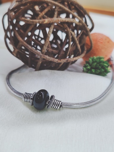 [ANSLA-B-0003] || IDA || Silver Look Alike Anklet
